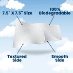 Clean Skin Club Clean Towels, 100% USDA Biobased Dermatologist Approved Face Towel, Disposable Clinically Tested Face Towelette, Facial Washcloth, Makeup Remover Dry Wipes, Ultra Soft, 25 ct, 1 pack - Image 8